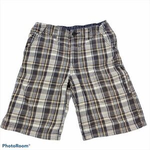 Boys Timberland Plaid Cargo Shorts Size 7